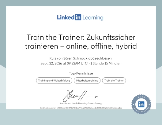 Train the Trainer: Zukunftssicher trainieren – online, offline, hybrid